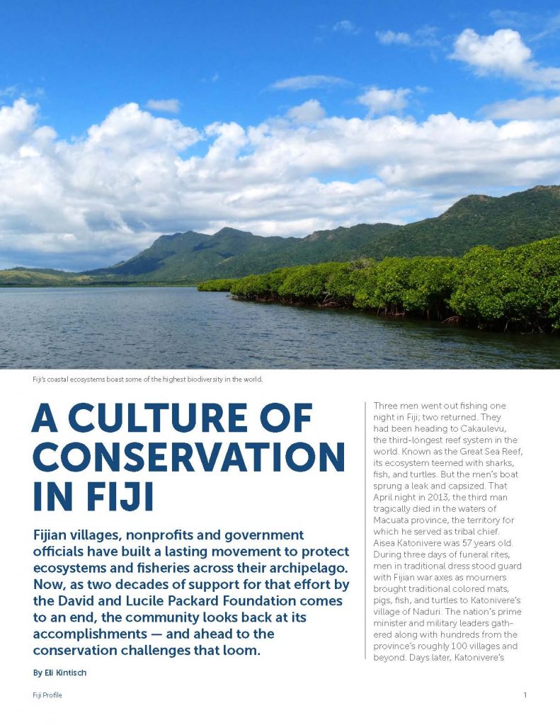 environmental sustainability in fiji essay