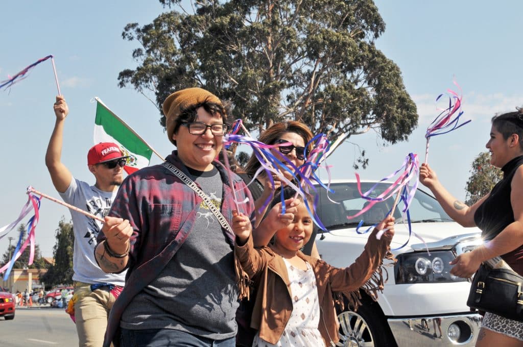 With members of other community groups, Miranda Mossey of the Epicenter marches in support of LGBTQ rights at the 2016 El Grito Parade in east Salinas.
Salinas Youth Initiative: The Epicenter
United States, California, Monterey County, Salinas, Monterey, Jay Dunn, The Packard Foundation, The Epicenter, photographer, freelance, photography, multimedia, video, social justice, social services, photojournalism, www.jaydunn.org, jay@jaydunn.com